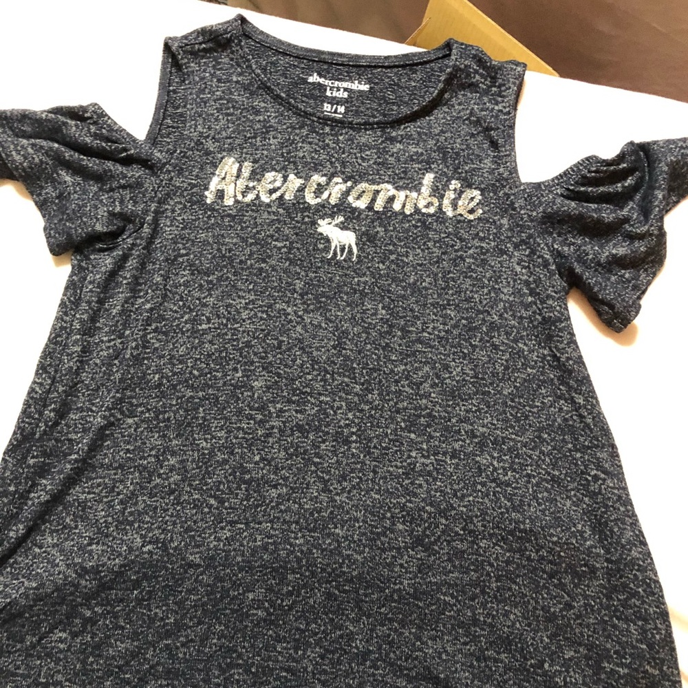 Abercrombie kids cold shoulder shirt